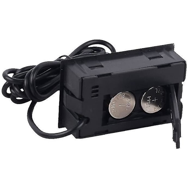 2-i-1 Digital LCD Integreret Termometer Hygrometer Med Ekstern Til Reptil