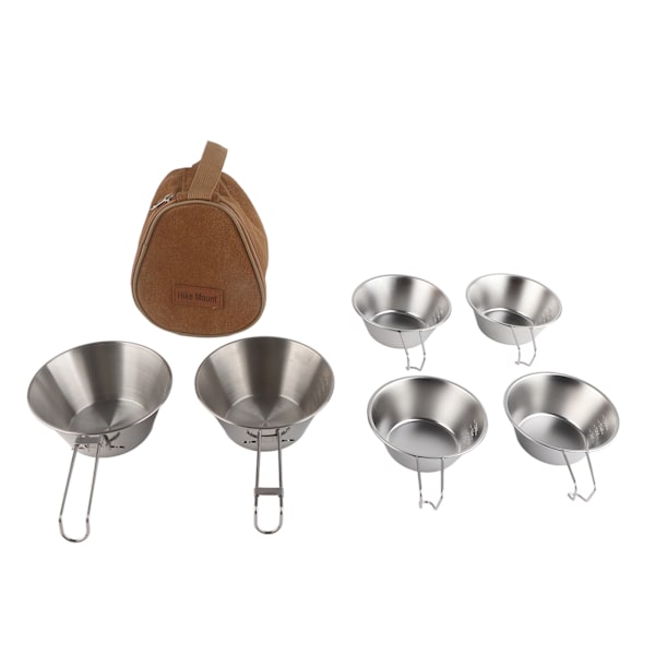 Koreanske tradisjonelle risvinboller 304 rustfritt stål fottur suppebolle for camping backpacking piknik stil 2