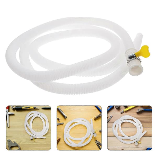 Air Conditioner Drain Hose, Replacement Water Drainage Hose, Flexible Hose with Hose Clamp