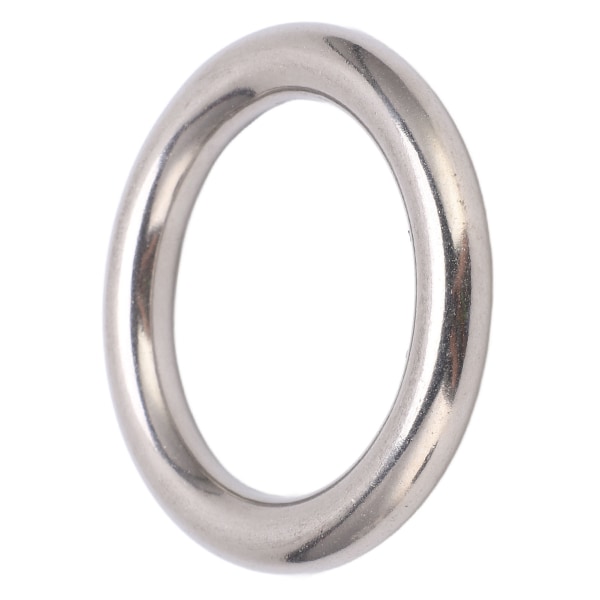 Svejset o-ring rustfrit stål svejset rund ring til navigationsdykkerhængekøjer og -tasker 10x50 mm
