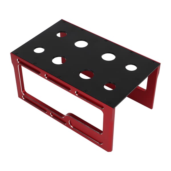 RC Bil Reparationsstation Display Samleplatform RC Bil Arbejdsstander til 1/10 1/8 Modelbil Rød