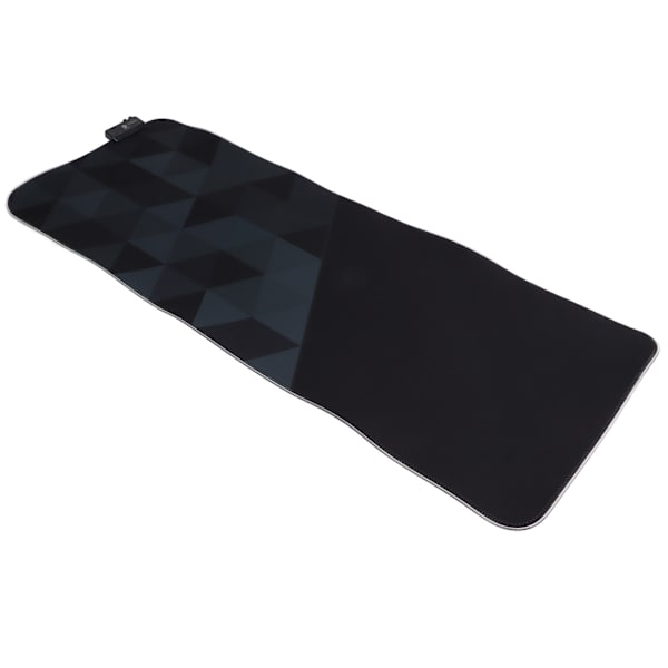 RGB Musmatta Anti Slip Botten Färgglad Belysning USB-driven Multifunktionell Överdimensionerad Design Skrivbordsunderlägg för Hemmet