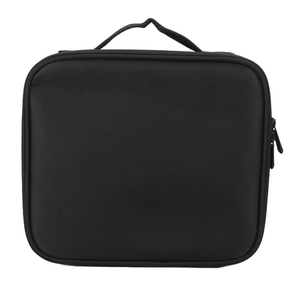 Makeup Train Case Multipurpose Rejse Makeup Taske med Justerbare Skillevægge til Kvinder og Piger Sort