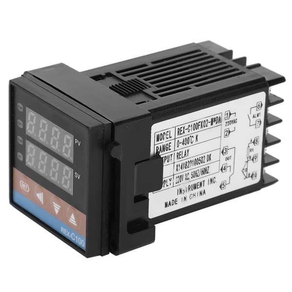 BERM PID Termostat Digital Justerbar Display Temperaturregulator Strömbrytare 220V