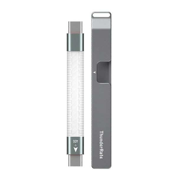 Kort USB-C till USB C-kabel [9cm 3.54tum] 40gbps för 4 Emarkchip