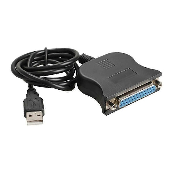 USB - 25-nastainen rinnakkaiskaapeli DB25-liitäntä IEEE 1284 Tulostin USB2.0-kaapeli 25-reikäinen adapterikaapeli
