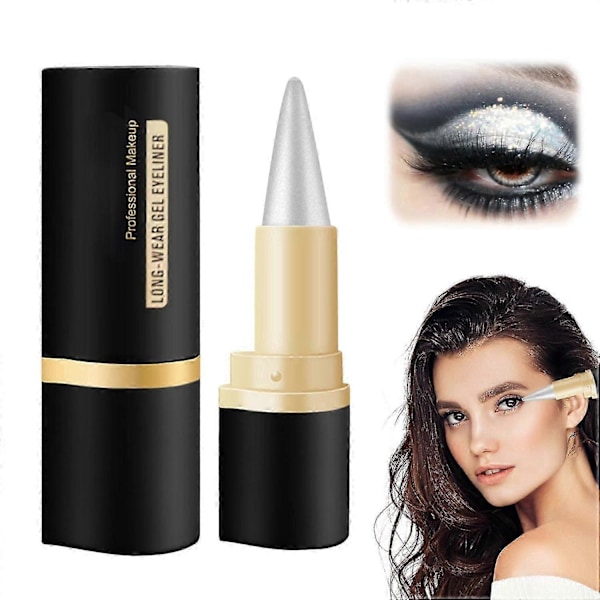 Vedenkestävä eyeliner, nopeasti kuivuva ja tahriintumaton eyeliner-kynägeeli, pitkäkestoinen pigmentoitu luomiväri, täydelliseen eyelineriin