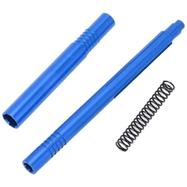 Metall Center Drive Shaft Universal Sofistikerad Enkel Installation Center Slider Drive Tillbehör för Arrma 1/10 Mörkblå