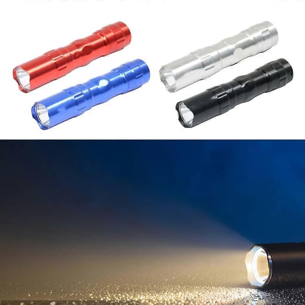 LED Flashlight Strong Flashlight Small Flashlight Waterproof Black