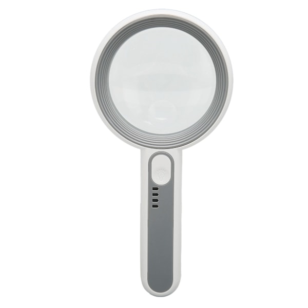 Lighted Magnifying Glass 5X 12X Ergonomisk Touch Switch LED Light 3 Modes Håndholdt Lup til Seniorer Læsning Smykker