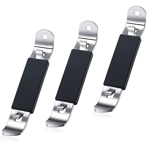 Magnetisk flaskeåpnersett i rustfritt stål for camping og reise - 3 deler