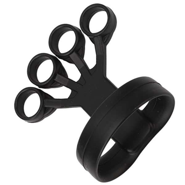 Finger Training Exerciser 4 Fingers Silikon Grip Styrka Finger Exerciser för bergsklättring Fitness Training Svart 5kg / 11lb