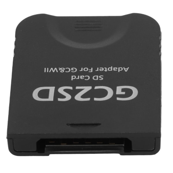 GC2SD-kortleser Plug and Play bærbar profesjonell spillkonsoll Micro Storage Card Adapter for Wii for GC Black
