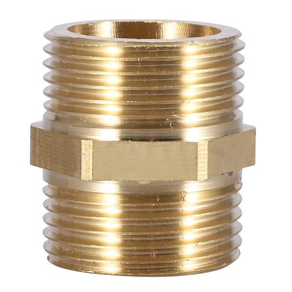 G1” Messing Rørfitting Hex Nippel Vandrørsforbindelses Tilbehør (intensivering)