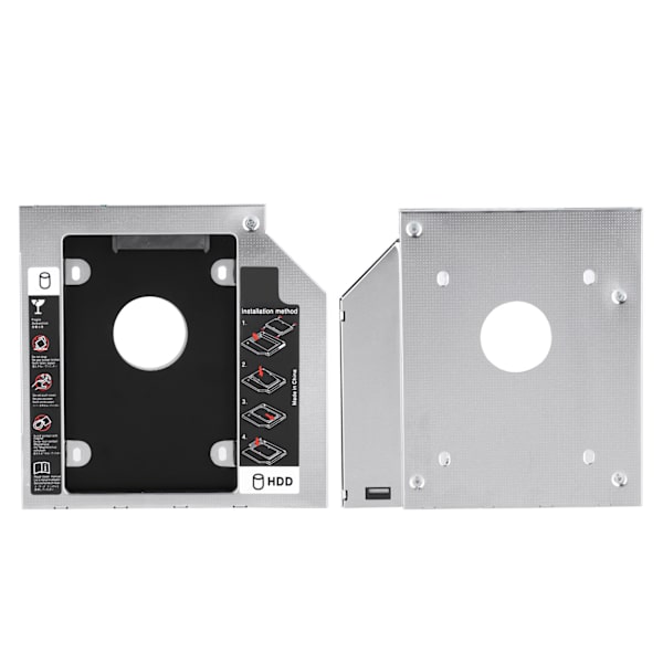 SATA3.0 HDD Caddy 9,5 mm/12,7 mm Universal anden aluminiumslegering computertilbehør til bærbar 9,5 mm