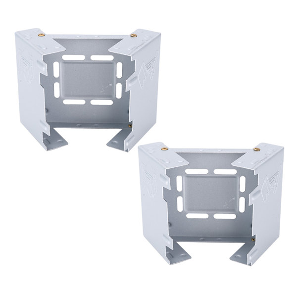 2 st Utomhus Portable Spirit Stove Vikbar Resespis Grill SpisSilver