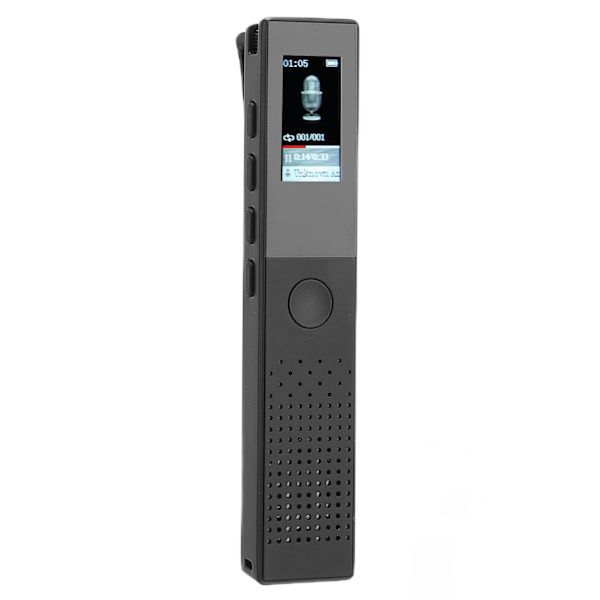 Digital stemmeopptaker Mini bærbar stemmeaktivert opptaker med avspilling USB MP3 for møteforelesningsintervju 8 GB
