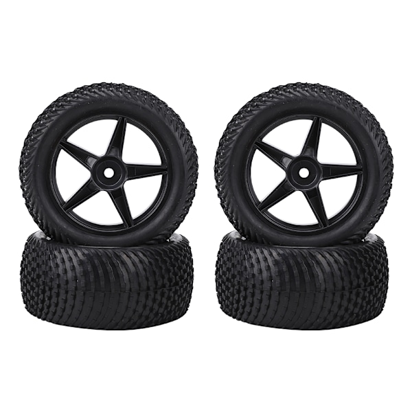 4 st/set Universal Däck Däck Tillbehör Modifiering Byte 85mm för 1/10 RC BilSvart
