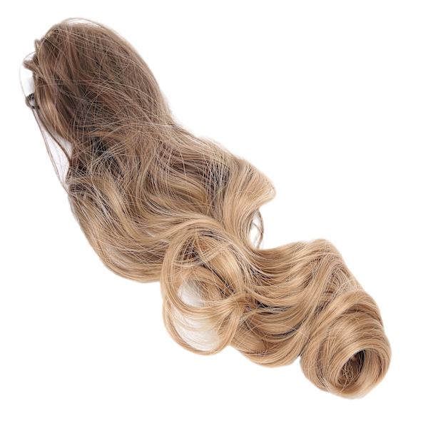 55 cm hästsvans hårförlängning Kloklämma Långt lockigt falskt hår Gradient Dam Hårstycken Wig8T27