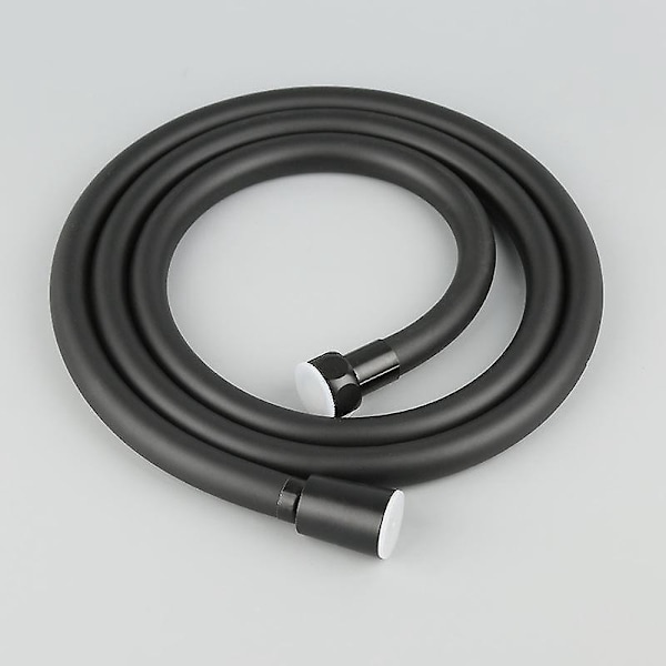 Svart PVC-duschsslang - 1,5 m längd, universell passform