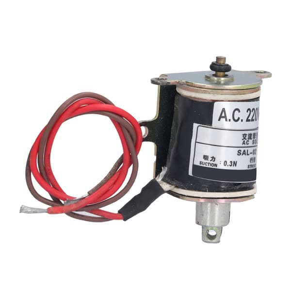 BERM Push Pull Elektromagnet Tubular Traction Solenoid 0.3N Sug 10mm Slaglängd SAL‑02 AC220V
