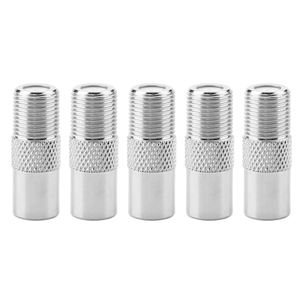 5 st F hona till PAL hane 9,5 mm satellit-TV koaxial RF-antenn Kopparadapterkontakt