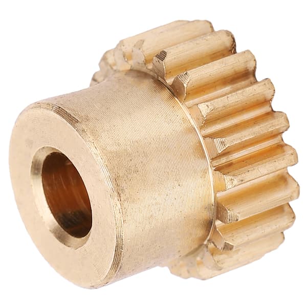 4304‑0006‑0020 Messing 20 Tænder Gear 6mm Rundt Hul 0.8 Modul Industrirobotdele