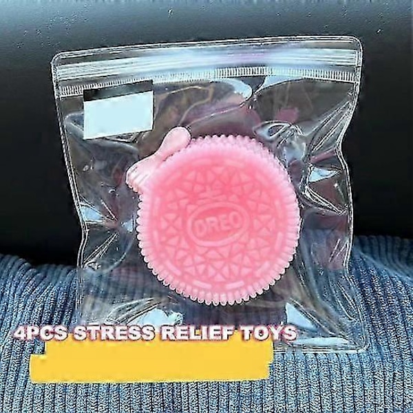 2st Chokladkaka Squeeze Leksak Långsam Återhämtning TPR Stress Relief Portabel B