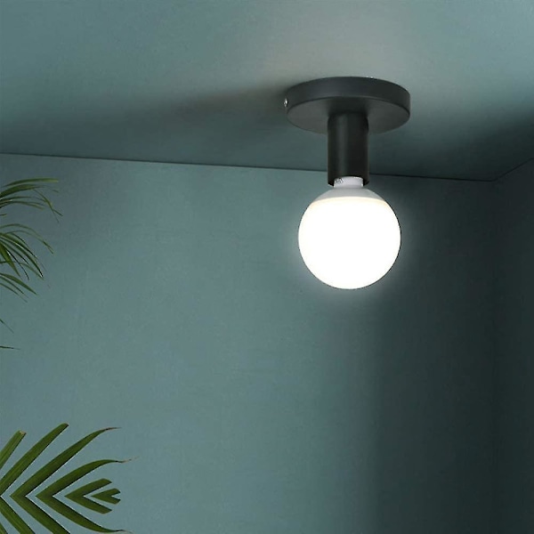 Moderne Taklampe, Svart Metall Taklampe, Moderne Taklampearmatur