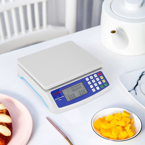 30kg/1g Köksvåg Digital Matvåg Med Bakgrundsbelyst LCD-display Mätning Elektronisk Våg Mat-B7
