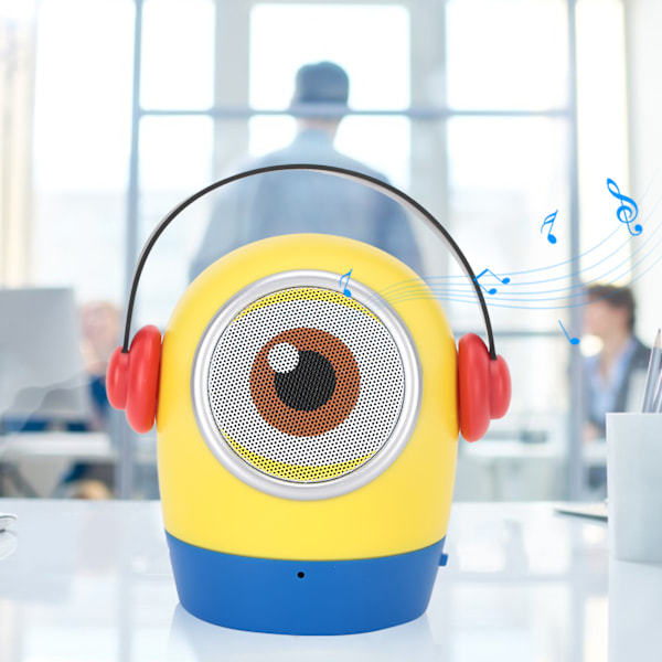 Cartoon Mini Bluetooth-högtalare U-diskminneskort Stereo Subwoofer för mobiltelefon Dator för Minions