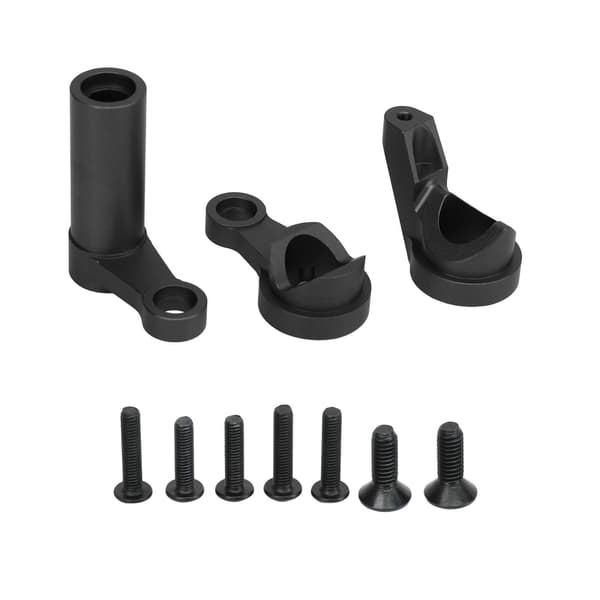 RC Bil Styredele Opgraderinger Hops Up Sæt Aluminiumlegering Erstatning til TRAXXAS 1/8 4WD SLEDG Sort