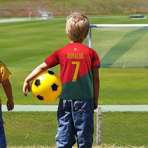 Portugal World Cup fotbollströja set #7 med SocksXL XL