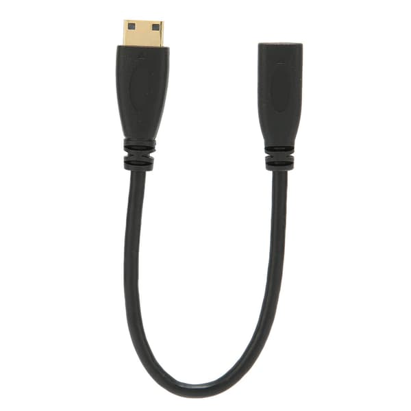 Adapterkabel Overfør data Bærbart kompakt design Hun-han-stik Mini til Micro kort kabel til telefoncomputer