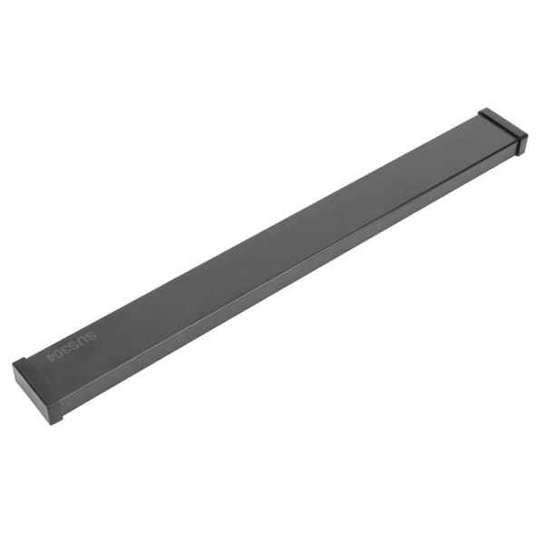 Væghængt magnetisk knivholder i rustfrit stål, opbevaringsstativ, køkkentilbehør 50 cm sort