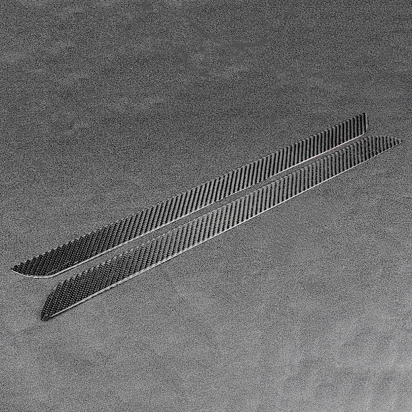 2 stk. vanntette dørterskelbeskyttere i karbonfiber