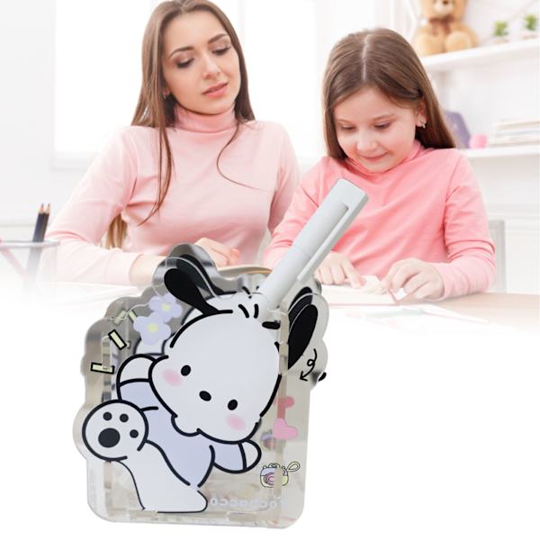 Pennhållare Transparent Klar Akryl Material Söt Stil Håller Tidy Bekväm Praktisk Brevpapper Caddy för Hem Typ1