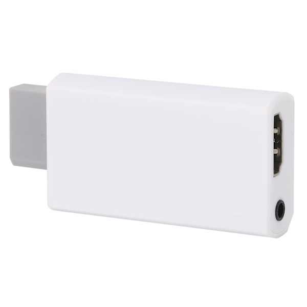 High-Definition Multimedia Interface-omvandlare 3,5 mm ljudvideo för spelkonsol Vit