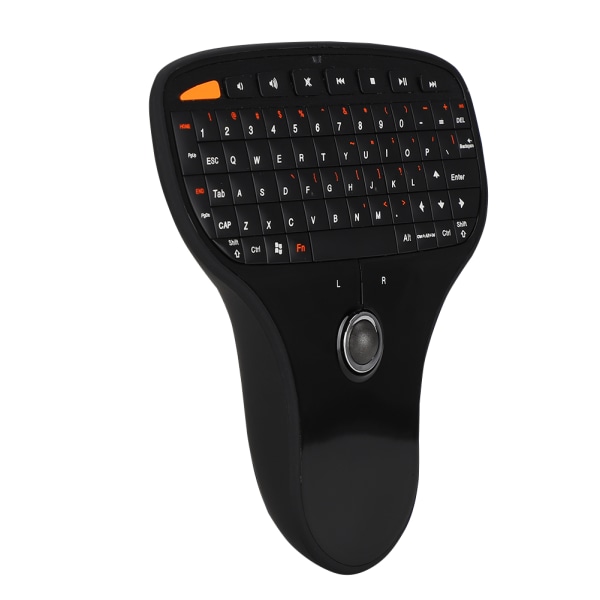 N5901 QWERTY-tastatur Trackball 2.4G Trådløst Mini USB MultiMedia-tastatur til TV-computer