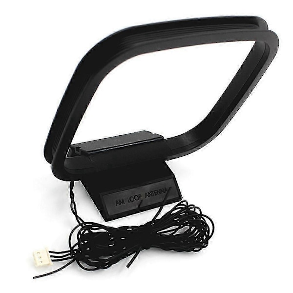 1 stk. AM Loop-antenne kompatibel med modtager med 3-benet mini-stik kompatibel med Sharp Chaine Stereo AV-modtager Sys