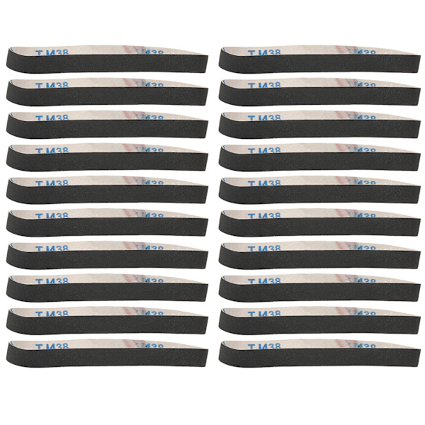 20 st slipande band slipande sandpapper rullar mental slipning polering avgradningsverktyg 60 #