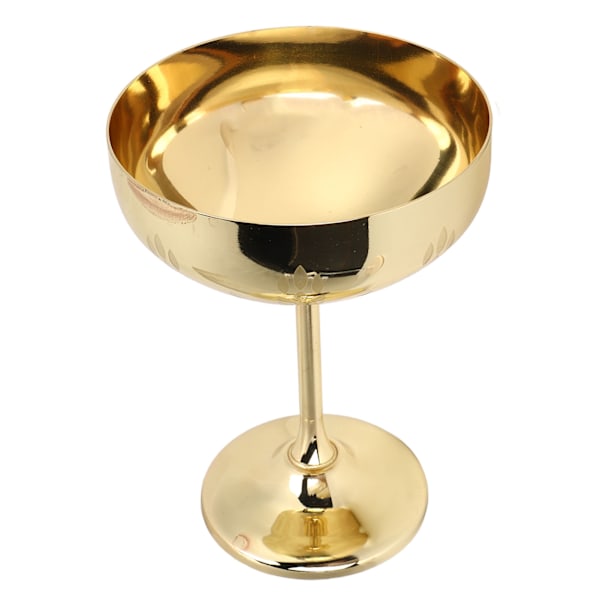 Metall Champagne Glass 304 Rustfritt Stål Goblet Gravert Bar Fest Rødvin Kopp Dekorative Kopper Hvete Øre Kopp Gull Plating