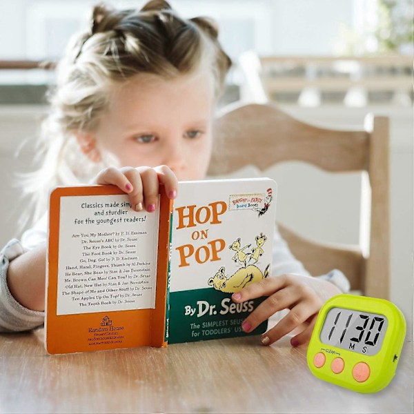 Klassrumstimer för Lärare Barn Stor Magnetisk Digital Timer 2-pack