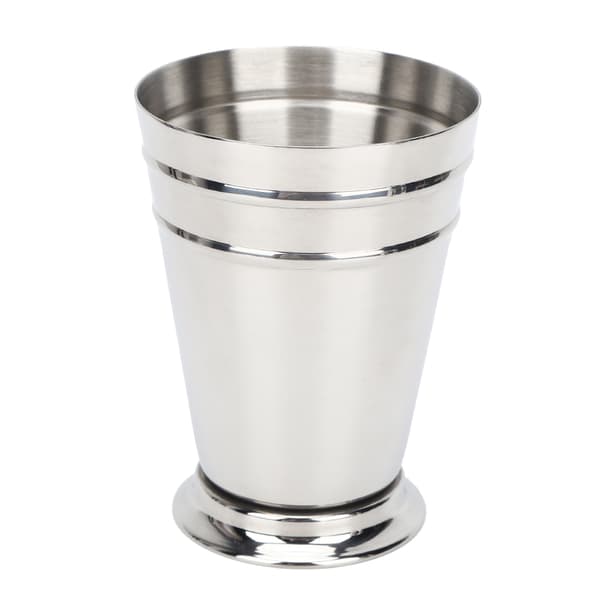 304 Rostfritt Stål Isad Cocktailkopp Dricksvinsmugg Anti-fall för Barfest Bartenderverktyg (Silver 400ML)