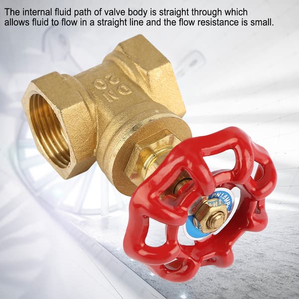 DN20 Messing Portventil BSPP G3/4 Roterende Sluseventil 232PSI for Vann Olje Gass