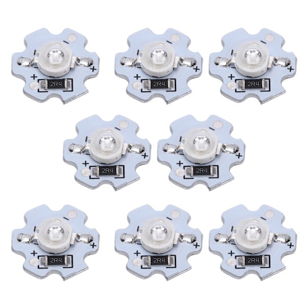25 st 5V LED-chips 200LM 3W LED-lampor med hög effekt för DIY-belysningsarmaturer UV-ljus 395-400NM