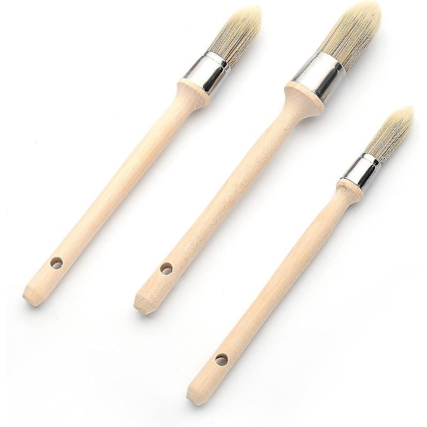 Små malerbørster for vegger, 4 pakker - Perfekt for listmaling, touch-up og kantmaling