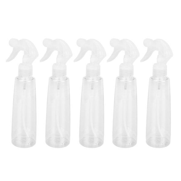 5 st sprayflaskor 200 ml stor sprayvolym transparenta små sprayflaskor för hem utomhus kontor resor