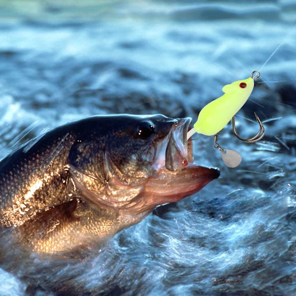 6 stk 5,5 cm/10,5 g paljett kunstig frosk fiske lokker hardt agn med kroker fiskeutstyr tilbehør