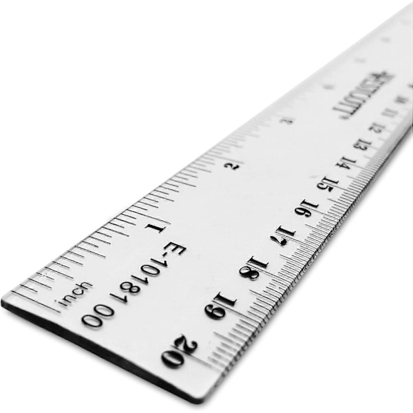 Westcott 6-tommer 150 mm Plast Lineal - Klar